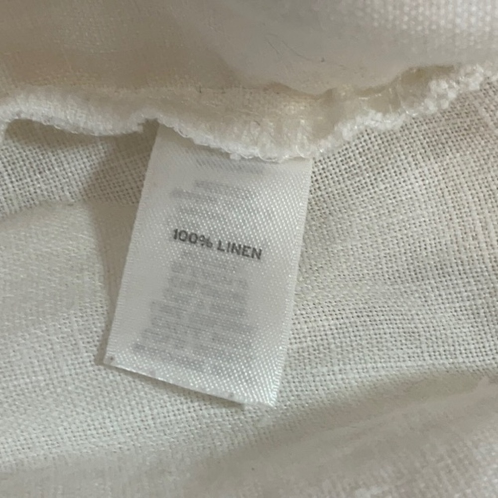 Stem Linen Wide Leg Drawstring Pants - Picture 6 of 7